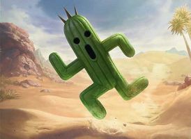Check Out MMORPG’s Exclusive Magic: The Gathering – Final Fantasy Cards, Including The Iconic Cactuar