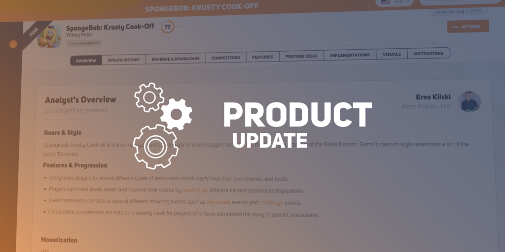 September 2020 Product Update: Analyst Overview & Comments to summarize everything you need to know!