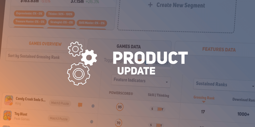 May 2022 Product Update: Player Archetypes and Game Analyzer Projects Now Available in Market Explorer